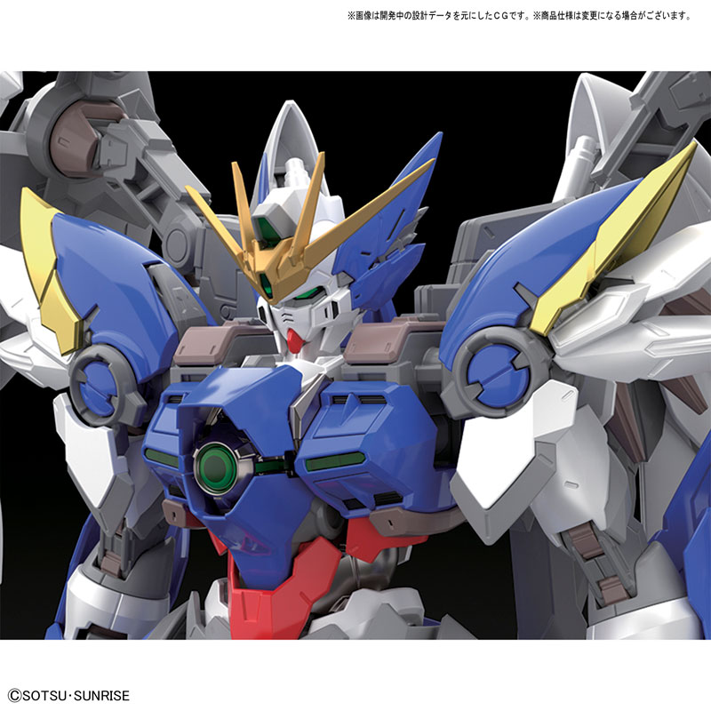 High Resolution Model 1/100 Wing Gundam Zero EW Plastic Model from Mobile Suit Gundam Wing