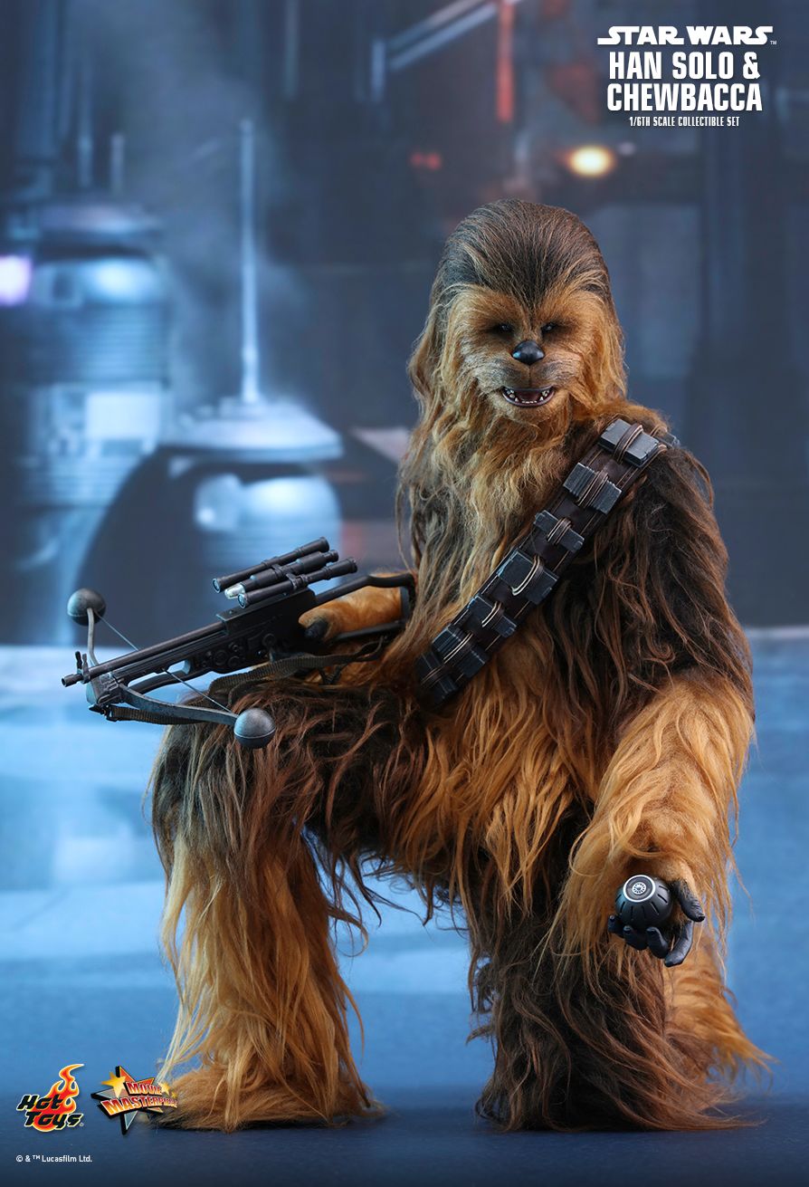 STAR WARS: THE FORCE AWAKENS HAN SOLO AND CHEWBACCA