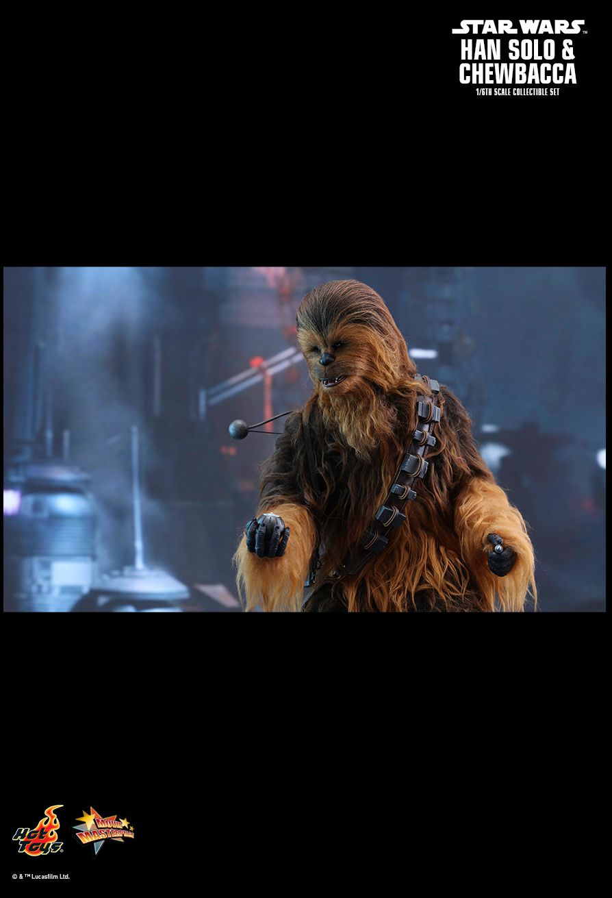 STAR WARS: THE FORCE AWAKENS HAN SOLO AND CHEWBACCA
