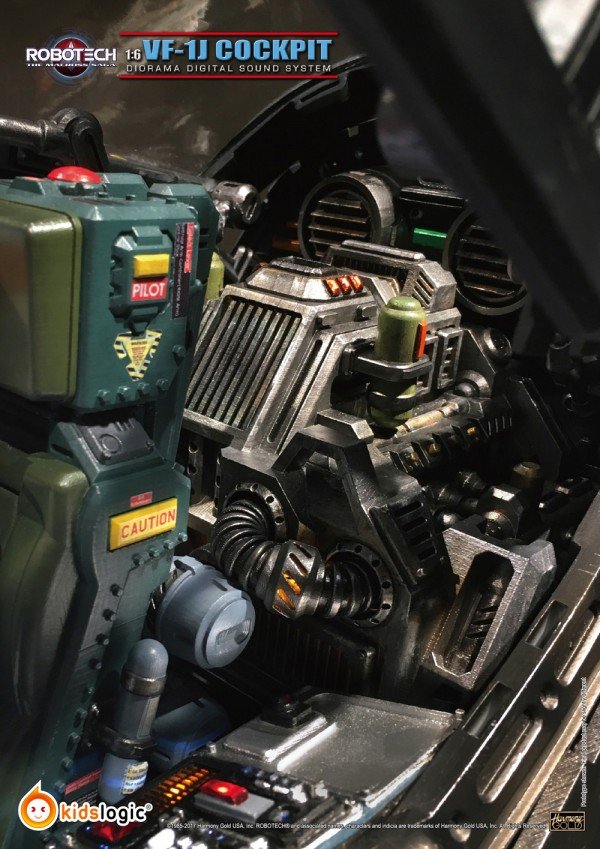 Robotech - VF - 1J Cockpit Diorama Digital Sound System 1/6 (Kids Logic)