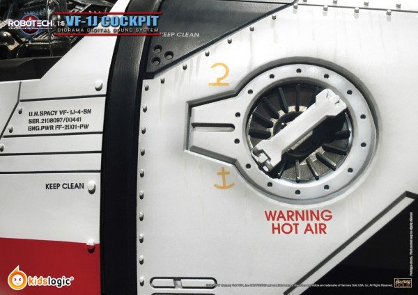 Robotech - VF - 1J Cockpit Diorama Digital Sound System 1/6 (Kids Logic)
