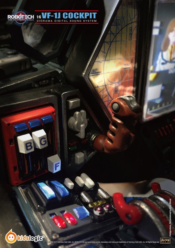 Robotech - VF - 1J Cockpit Diorama Digital Sound System 1/6 (Kids Logic)