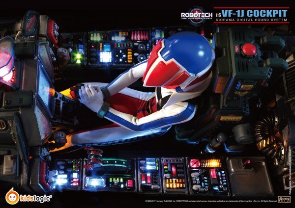 Robotech - VF - 1J Cockpit Diorama Digital Sound System 1/6 (Kids Logic)