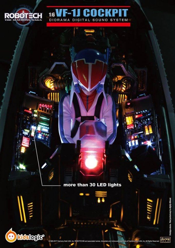 Robotech - VF - 1J Cockpit Diorama Digital Sound System 1/6 (Kids Logic)