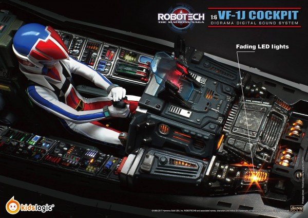 Robotech - VF - 1J Cockpit Diorama Digital Sound System 1/6 (Kids Logic)