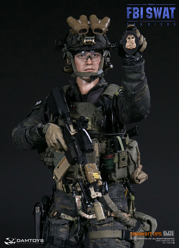 Elite Series FBI SWAT Team Agent San Diego Midnight OPS 1/6