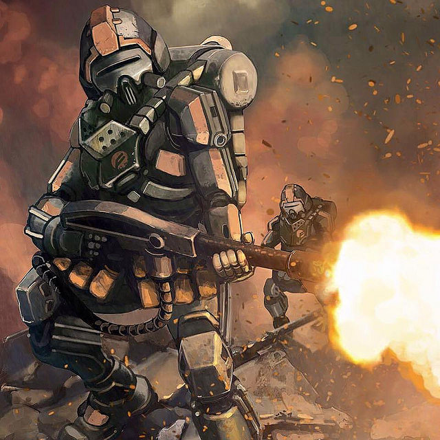 Hellfire - Flame Soldier Acid Rain Flame trooper