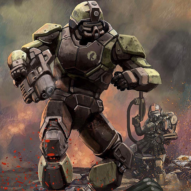 Hell troops - rebirth soldiers Acid Rain Reborn trooper