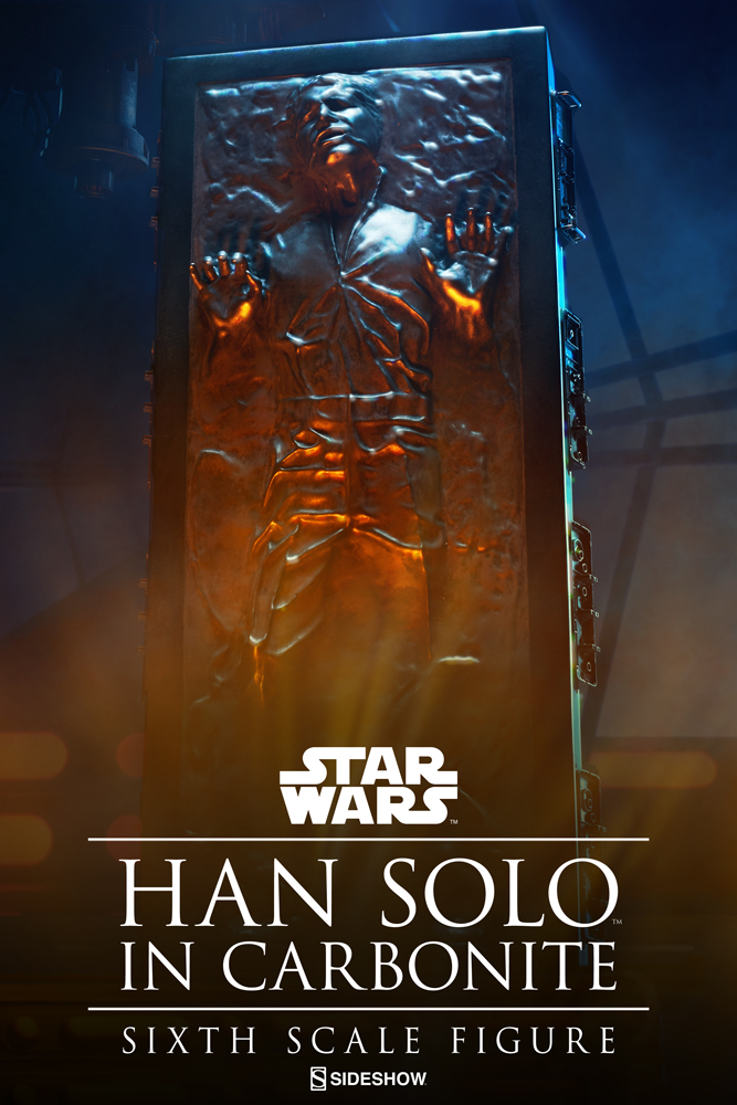 Han Solo in Carbonite Sixth Scale Figure by Sideshow Collectibles