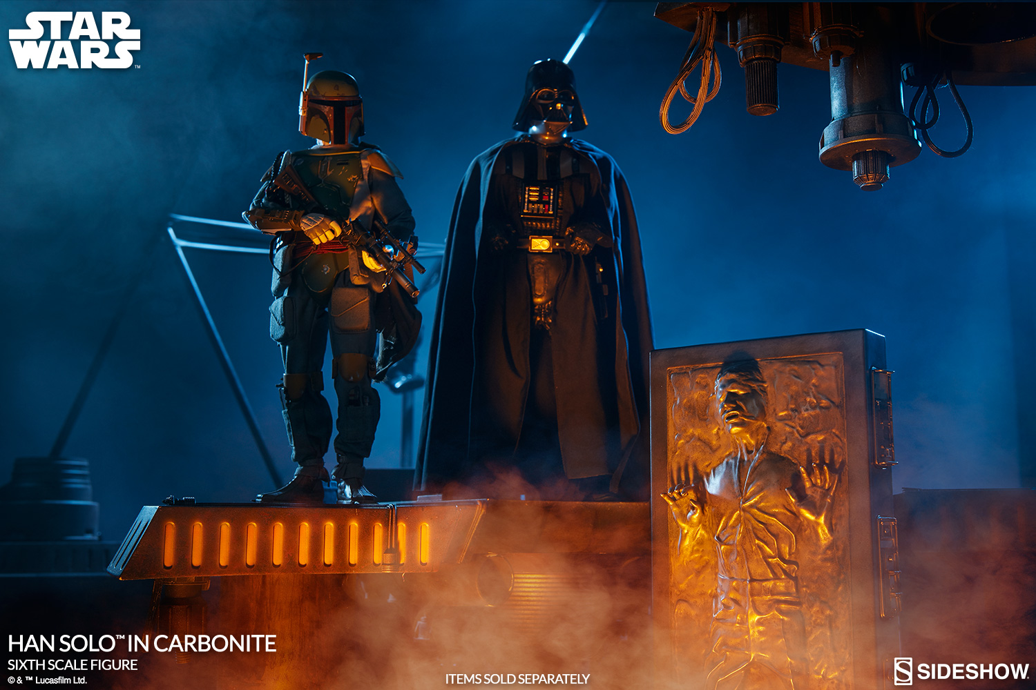 Han Solo in Carbonite Sixth Scale Figure by Sideshow Collectibles