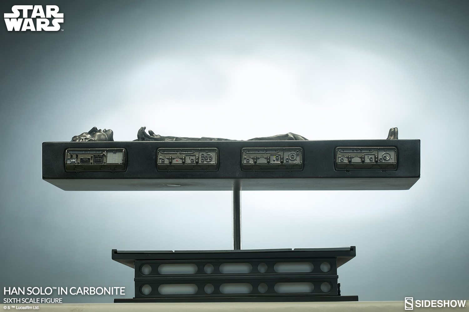 Han Solo in Carbonite Sixth Scale Figure by Sideshow Collectibles