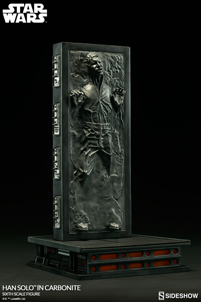 Han Solo in Carbonite Sixth Scale Figure by Sideshow Collectibles