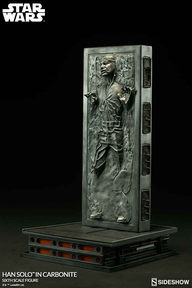 Han Solo in Carbonite Sixth Scale Figure by Sideshow Collectibles