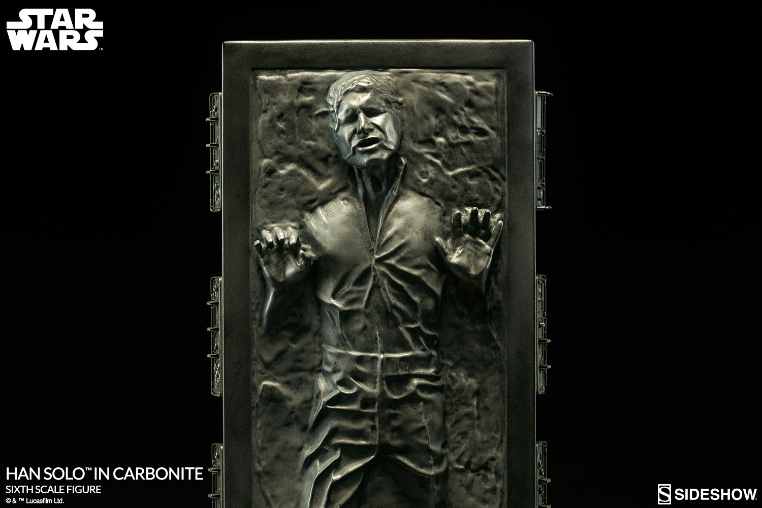 Han Solo in Carbonite Sixth Scale Figure by Sideshow Collectibles