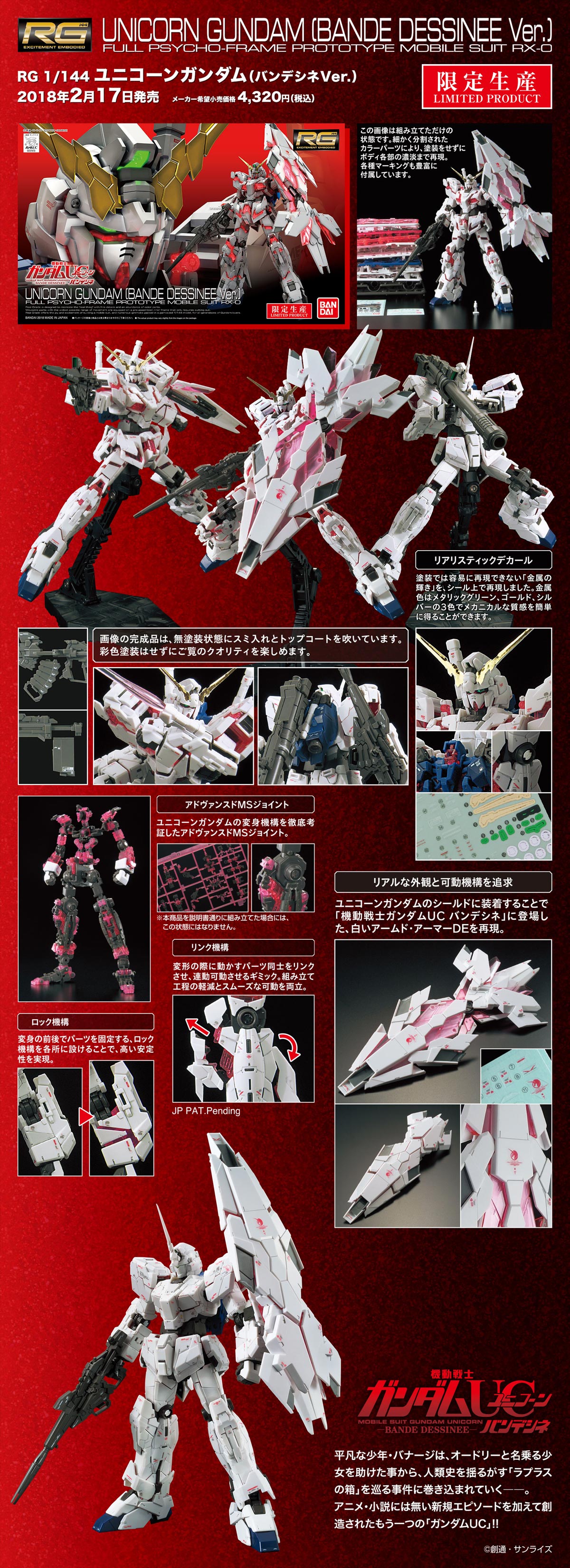 RG 1/144 Unicorn Gundam