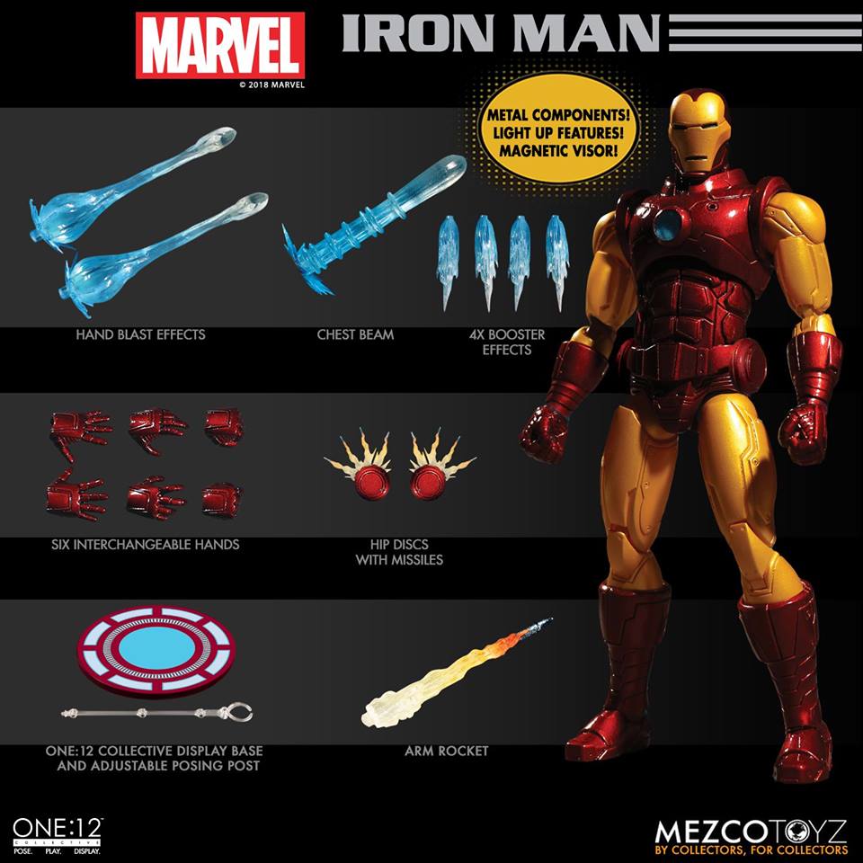 Mezco One -12 Iron Man