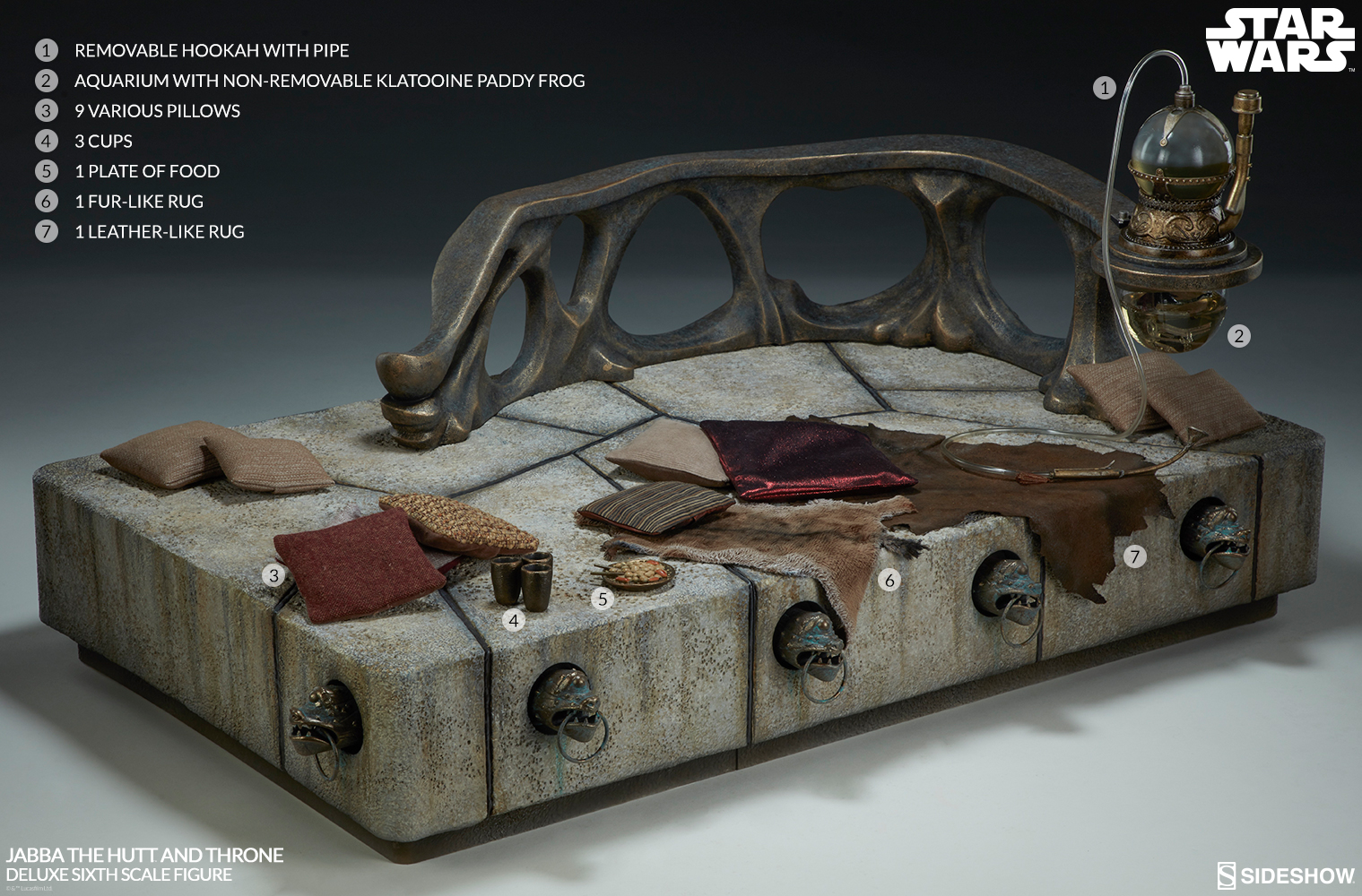 Jabba the Hutt and Throne Deluxe