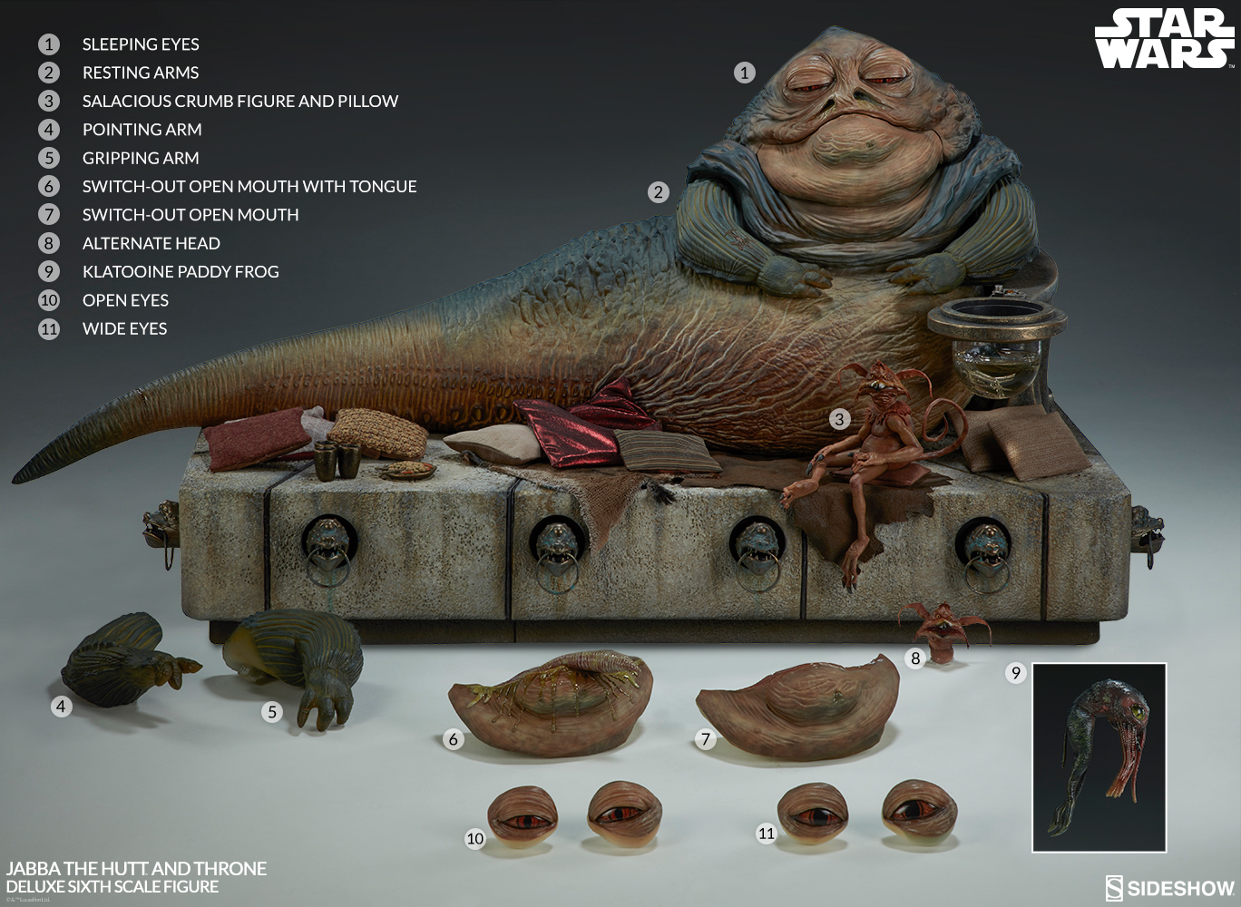 Jabba the Hutt and Throne Deluxe