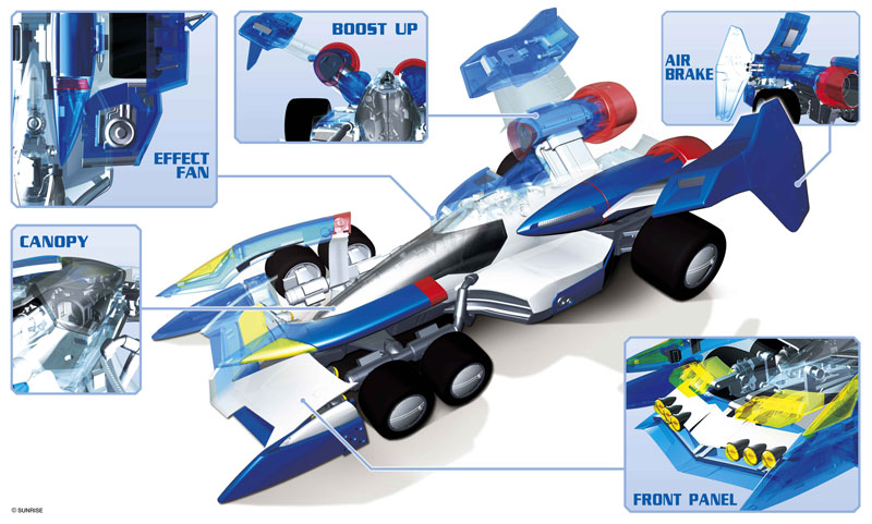 1/18 Variable Action Hi-SPEC - Future GPX Cyber Formula: Super Asurada 01
