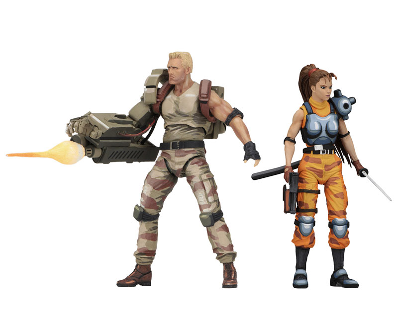 Alien VS Predator Arcade - 7 Inch Action Figure: Dutch Schaefer & Linn Kurosawa 2PK