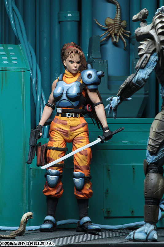 Alien VS Predator Arcade - 7 Inch Action Figure: Dutch Schaefer & Linn Kurosawa 2PK