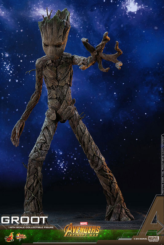 Movie Masterpiece Avengers: Infinity War 1/6 Scale Figure Groot