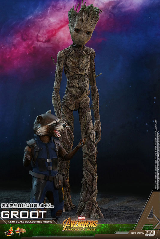 Movie Masterpiece Avengers: Infinity War 1/6 Scale Figure Groot