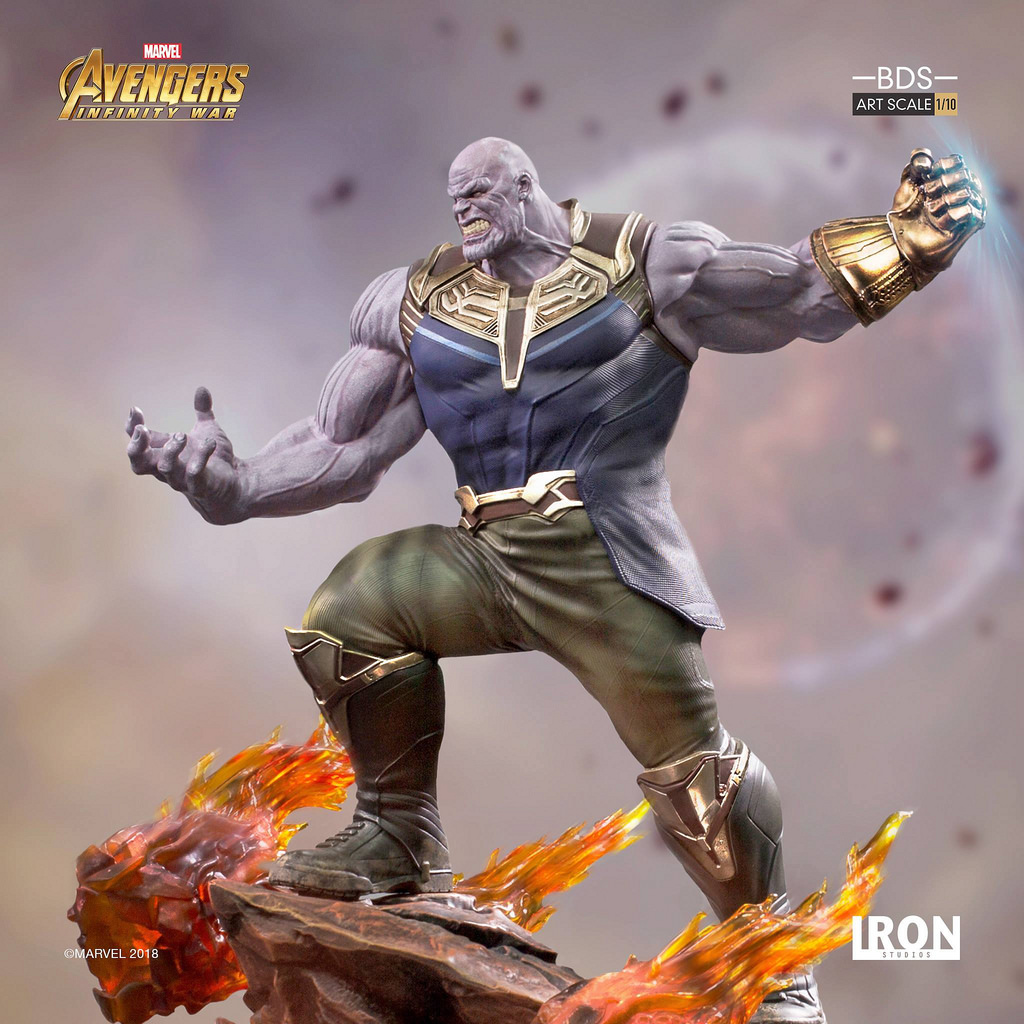 Iron Studios Battle Diorama Series - Sarnos Thanos