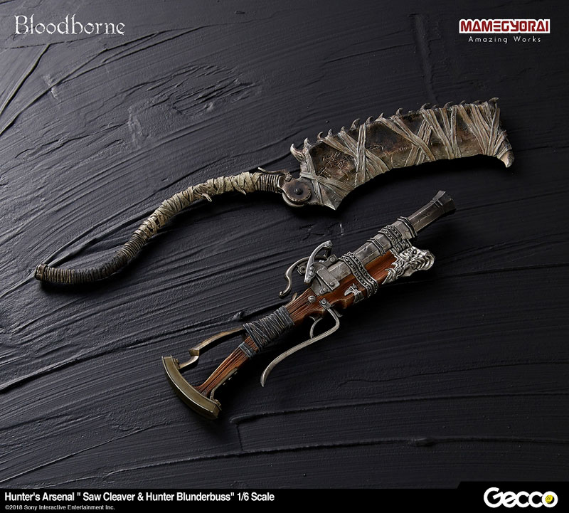 Bloodborne - Hunter's Arsenal: Saw Cleaver & Hunter Blunderbuss 1/6 Scale Weapons