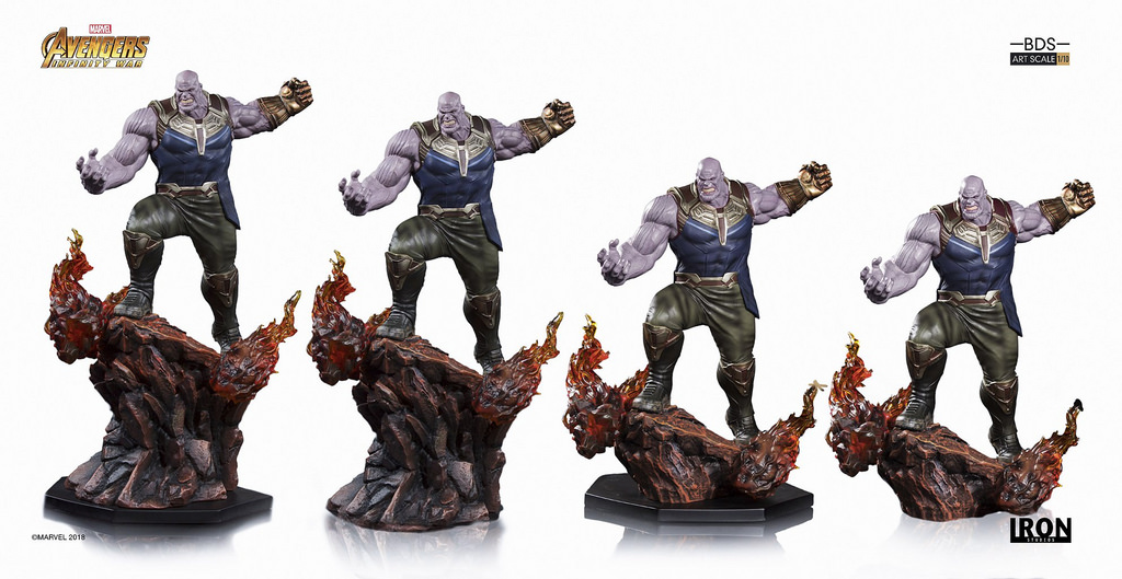 Iron Studios Battle Diorama Series - Sarnos Thanos