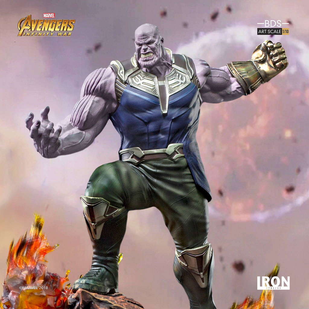 Iron Studios Battle Diorama Series - Sarnos Thanos