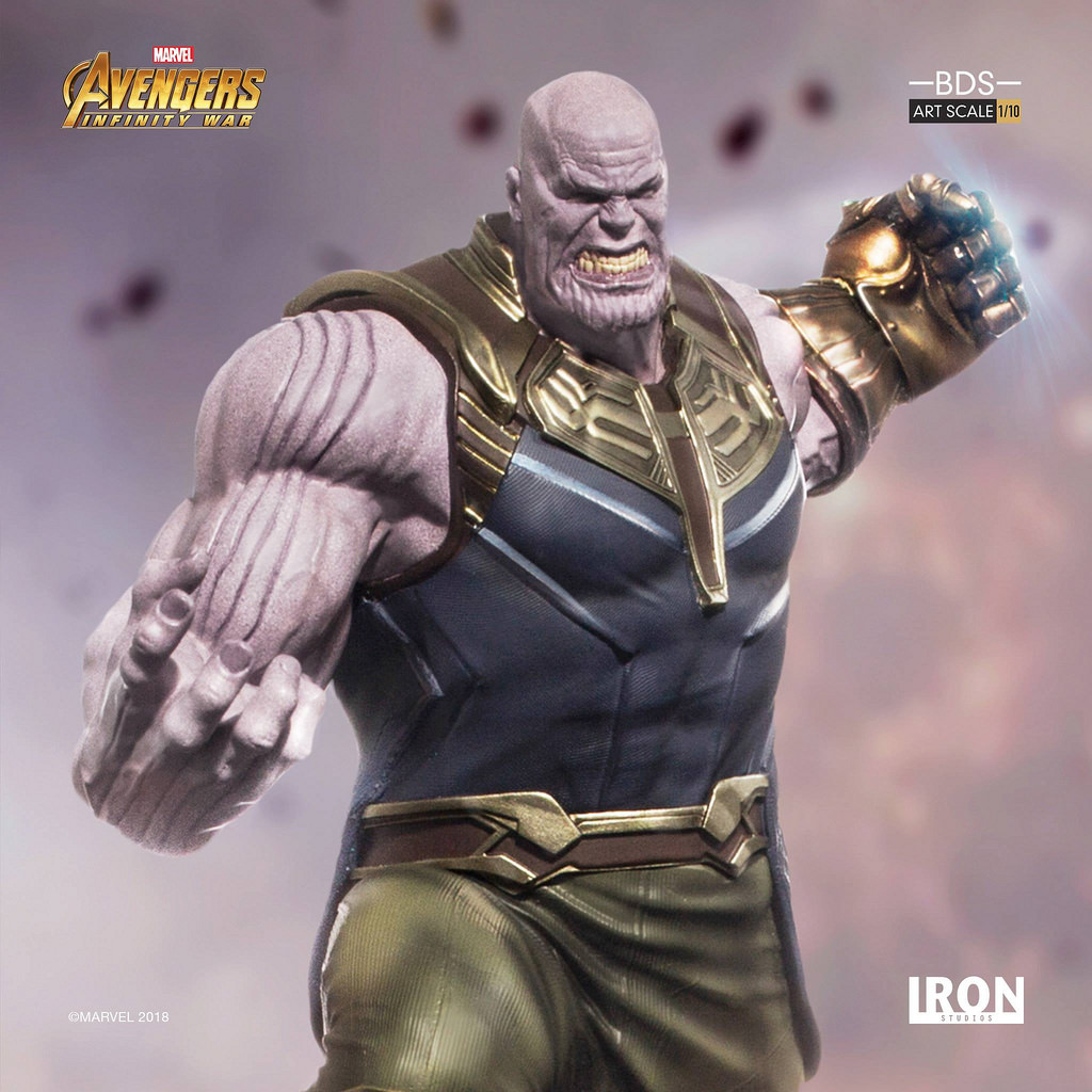 Iron Studios Battle Diorama Series - Sarnos Thanos