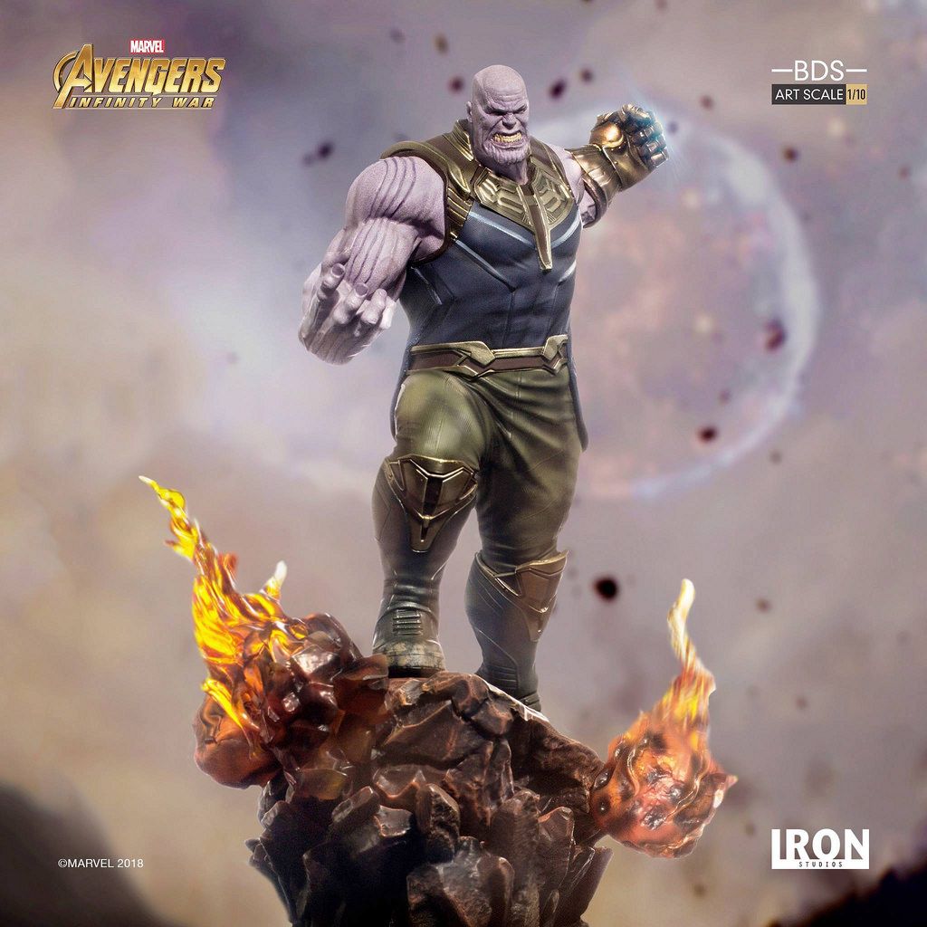 Iron Studios Battle Diorama Series - Sarnos Thanos