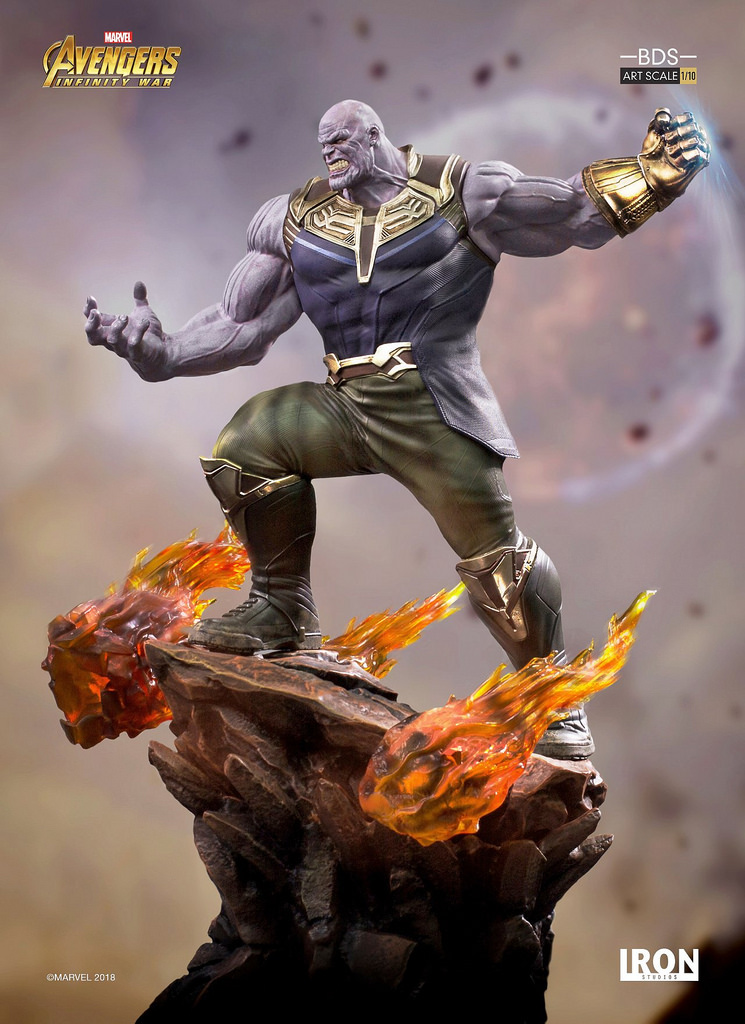 Iron Studios Battle Diorama Series - Sarnos Thanos
