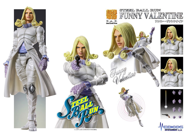 Super Action Statue - JoJo's Bizarre Adventure Part.VII Steel Ball Run: Funny Valentine