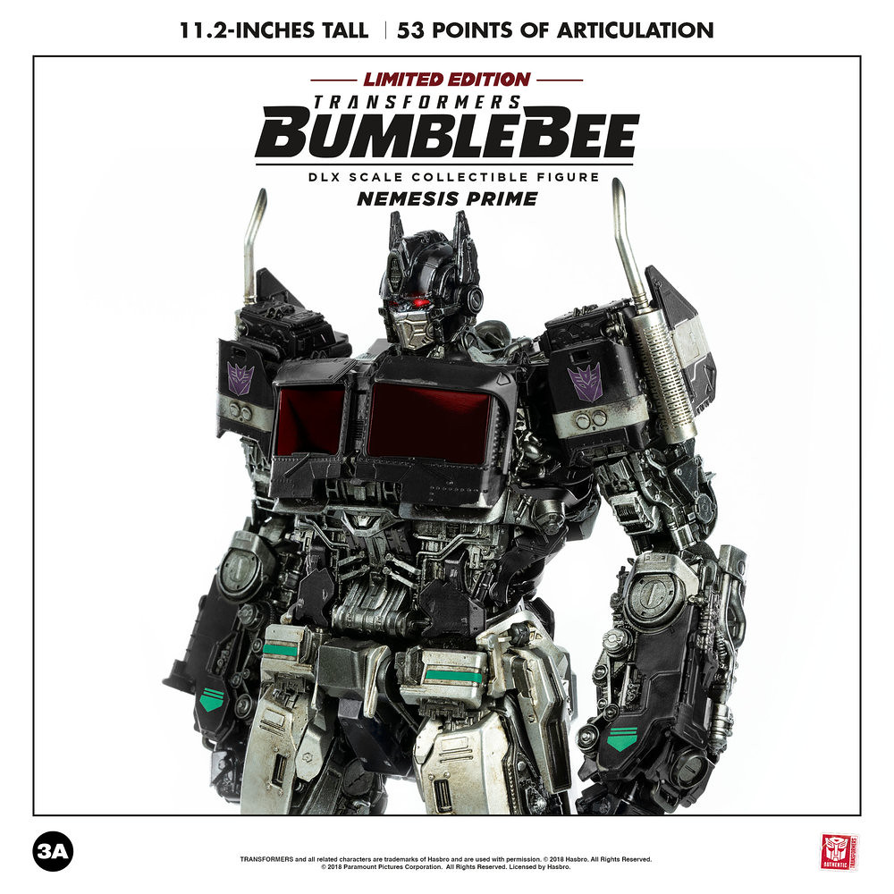 Nemesis Prime DLX Scale Collectible Figure (Limited Edition) By 3A/Threezero