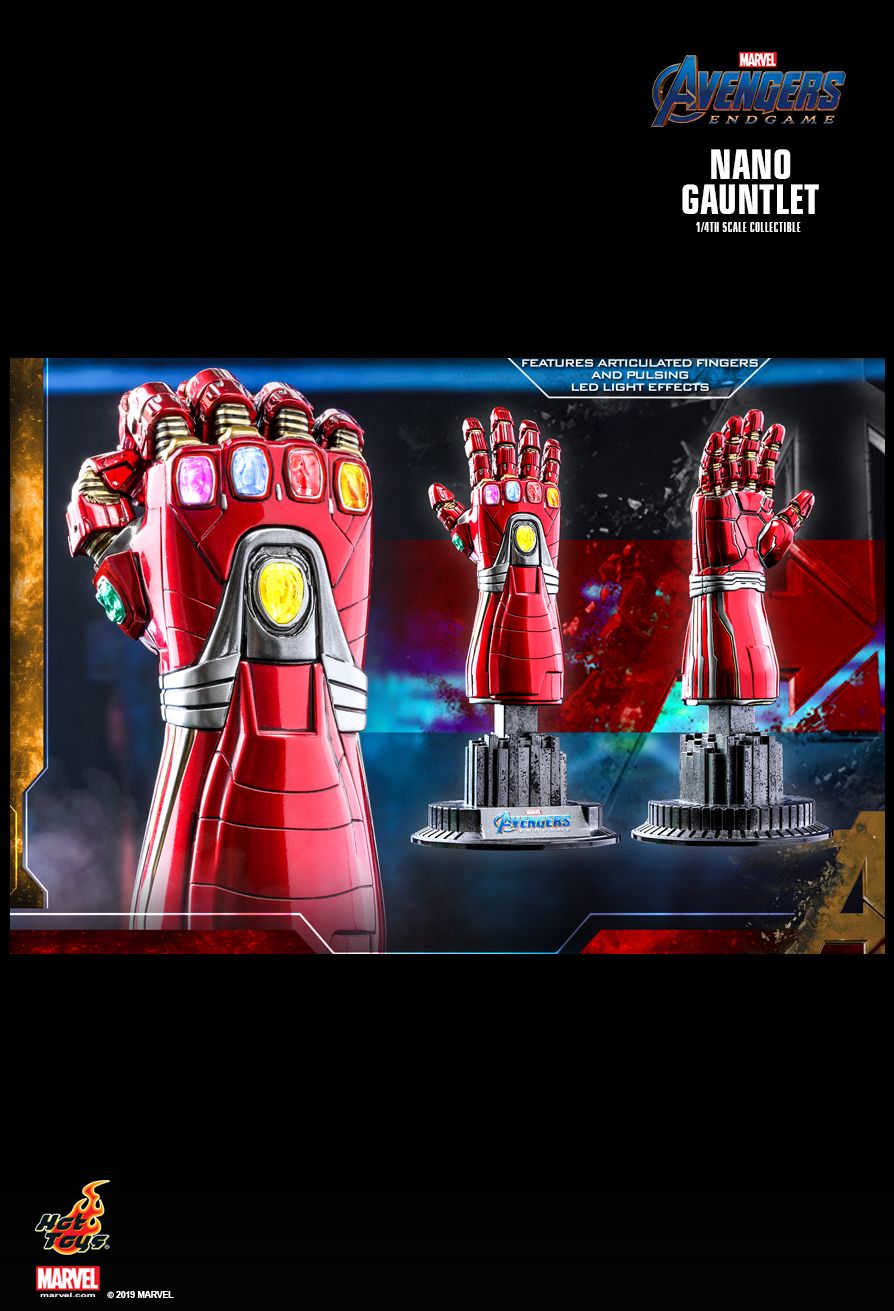 AVENGERS: ENDGAME NANO GAUNTLET 1/4TH SCALE COLLECTIBLE (Hot Toys)