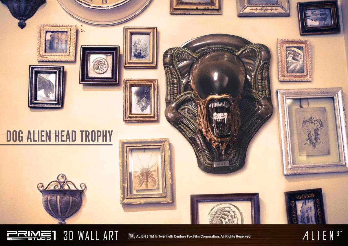 Alien3 - Dog Alien Head Trophy Open Mouth Version (Prime1Studio)