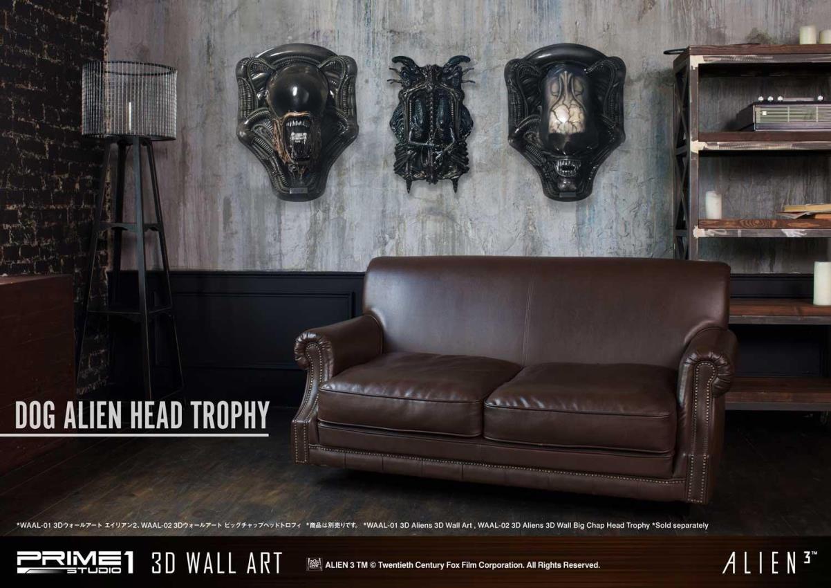 Alien3 - Dog Alien Head Trophy Open Mouth Version (Prime1Studio)