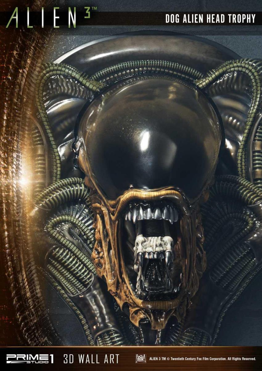 Alien3 - Dog Alien Head Trophy Open Mouth Version (Prime1Studio)
