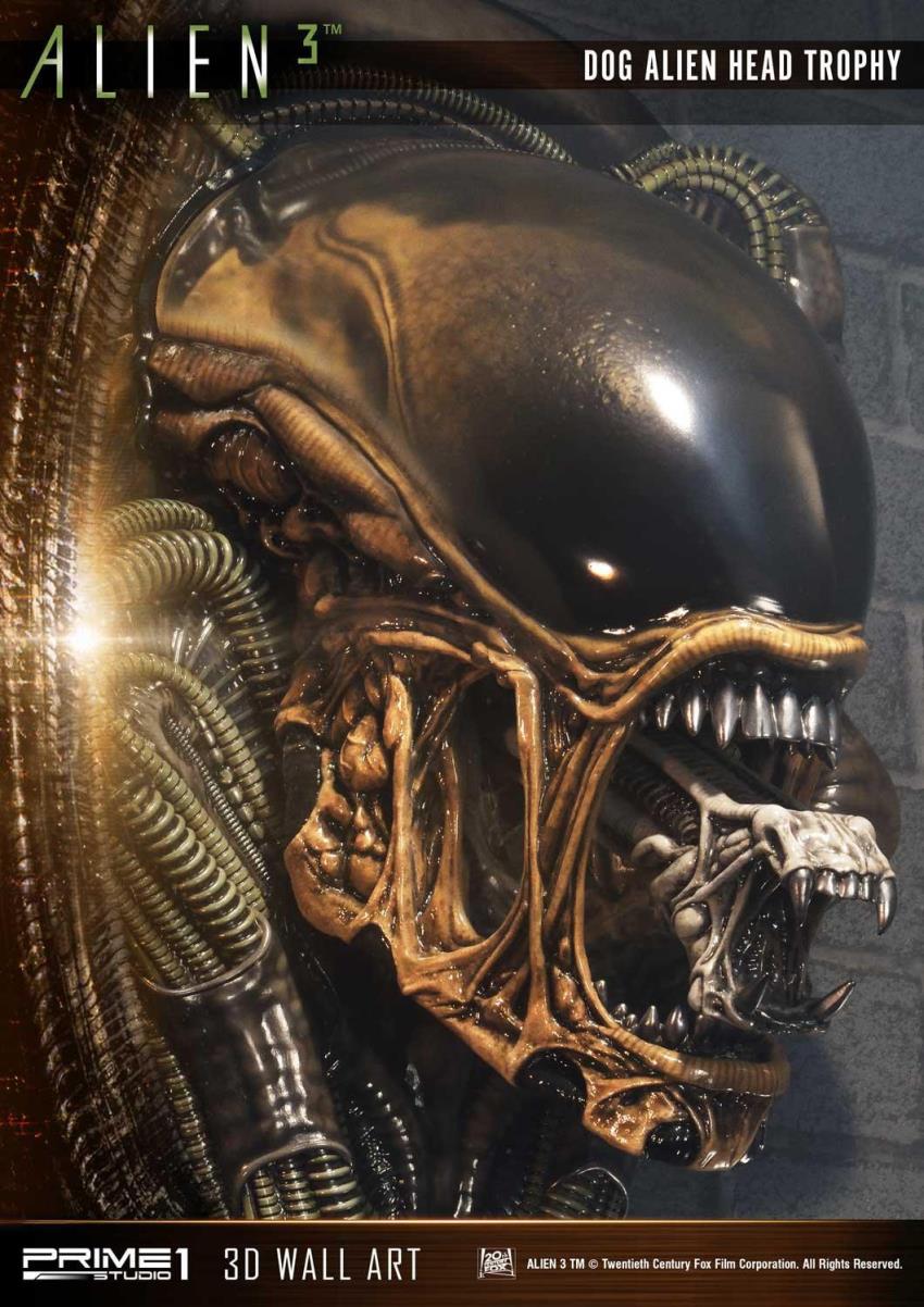 Alien3 - Dog Alien Head Trophy Open Mouth Version (Prime1Studio)