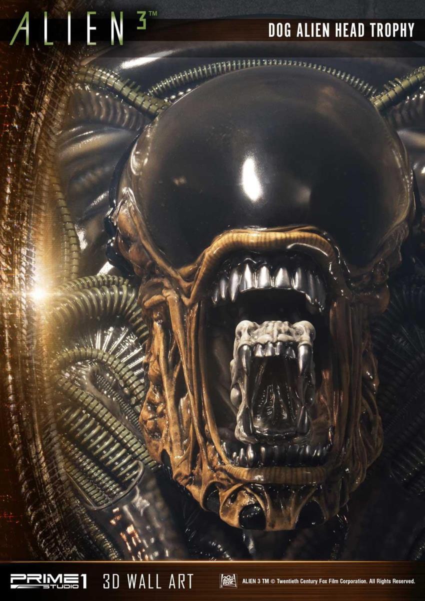 Alien3 - Dog Alien Head Trophy Open Mouth Version (Prime1Studio)