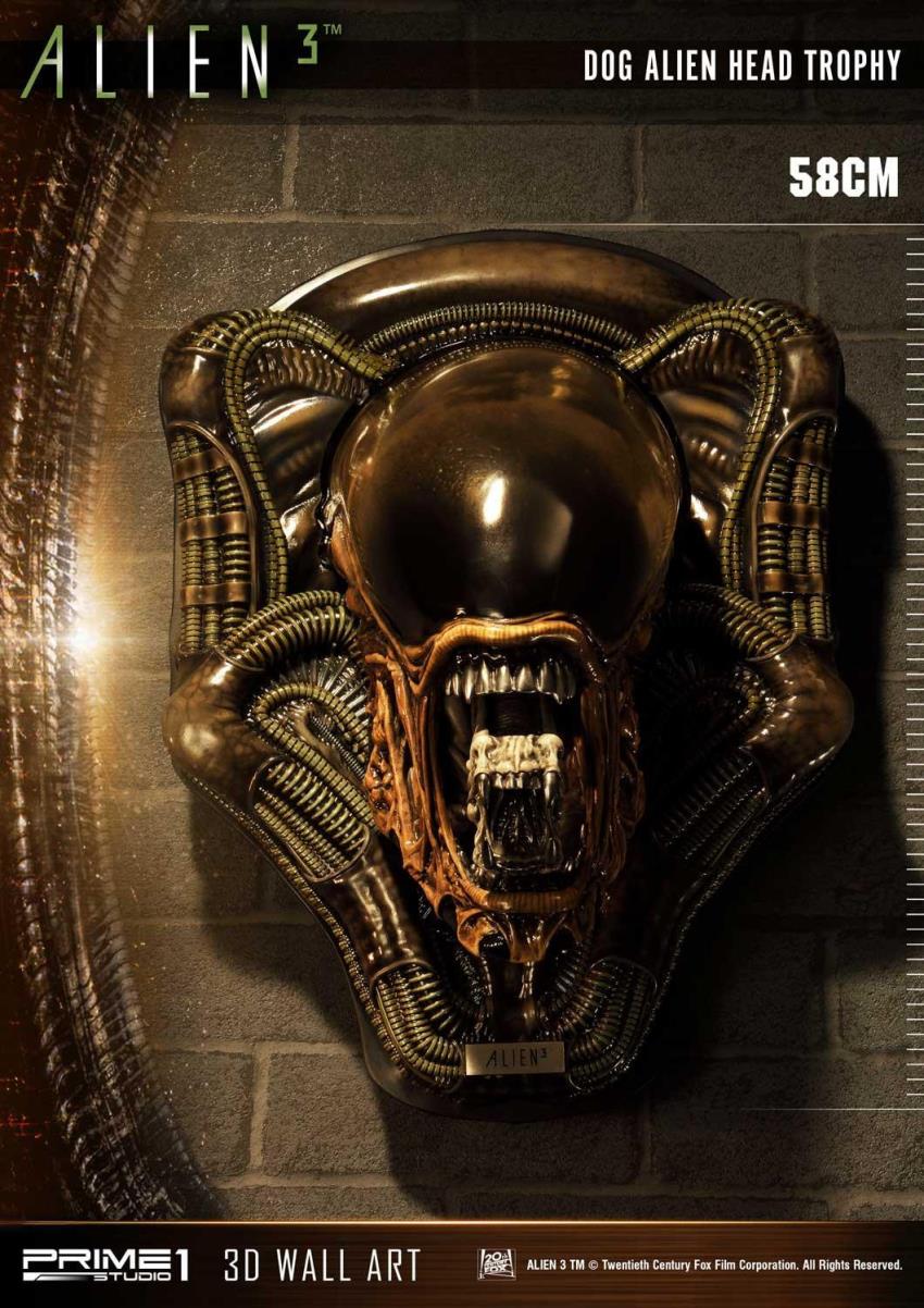 Alien3 - Dog Alien Head Trophy Open Mouth Version (Prime1Studio)