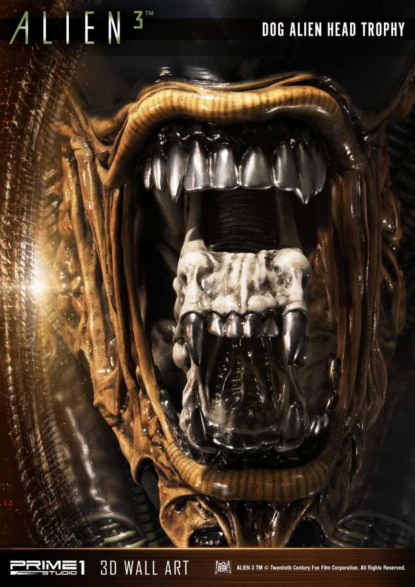 Alien3 - Dog Alien Head Trophy Open Mouth Version (Prime1Studio)