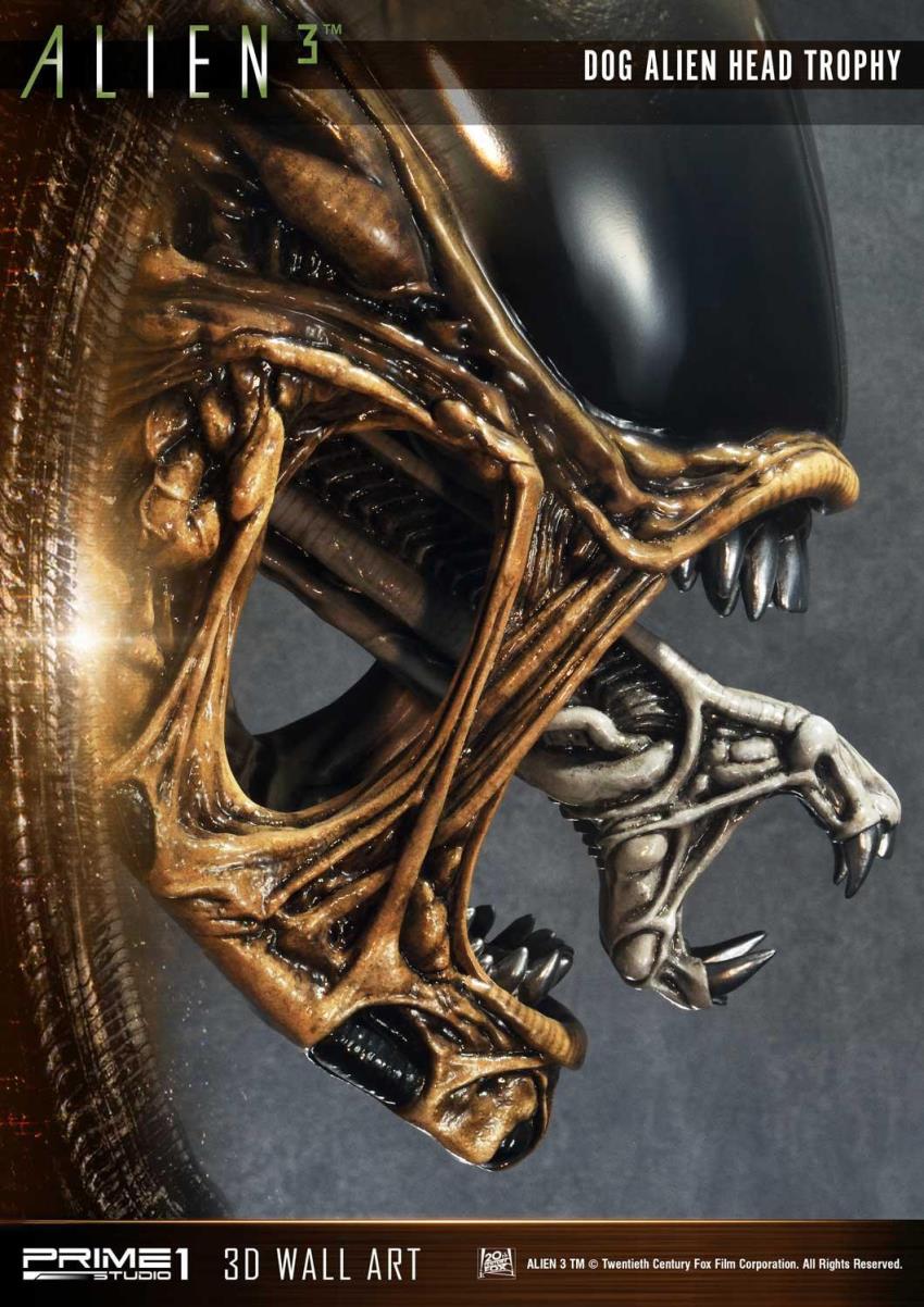 Alien3 - Dog Alien Head Trophy Open Mouth Version (Prime1Studio)