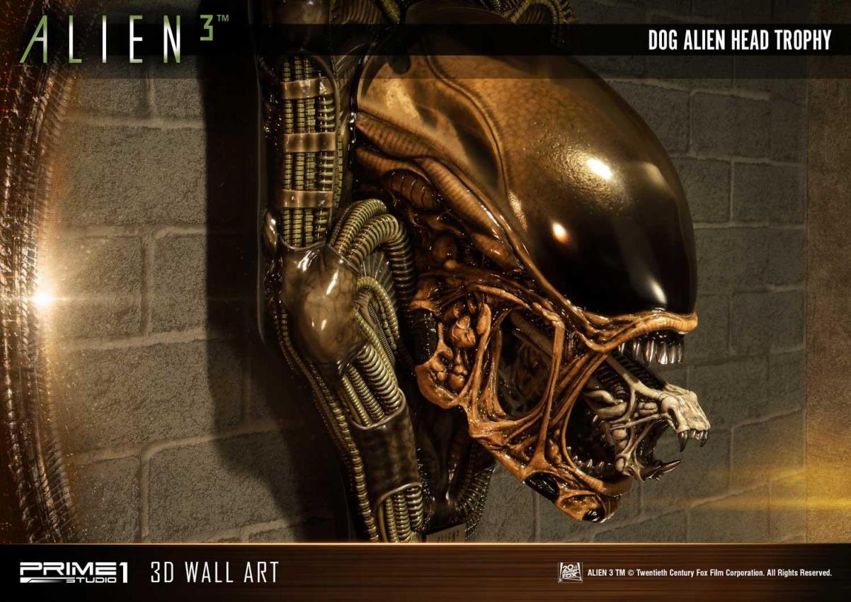 Alien3 - Dog Alien Head Trophy Open Mouth Version (Prime1Studio)