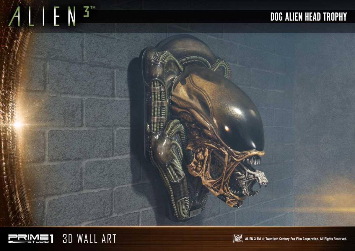 Alien3 - Dog Alien Head Trophy Open Mouth Version (Prime1Studio)