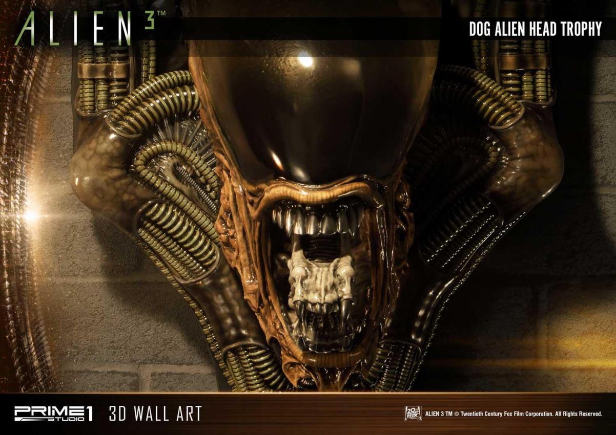 Alien3 - Dog Alien Head Trophy Open Mouth Version (Prime1Studio)