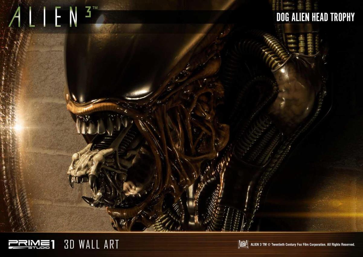Alien3 - Dog Alien Head Trophy Open Mouth Version (Prime1Studio)