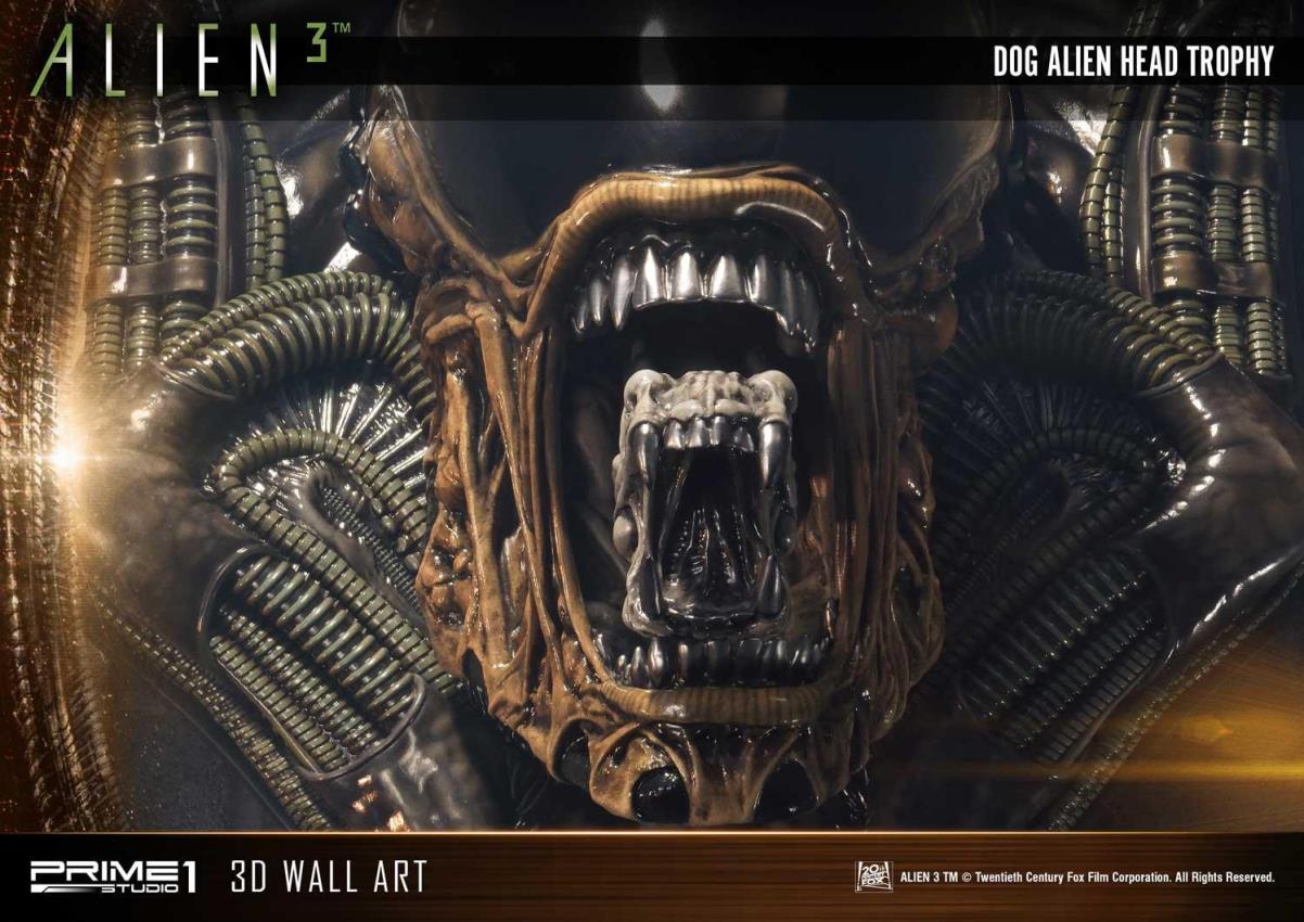 Alien3 - Dog Alien Head Trophy Open Mouth Version (Prime1Studio)